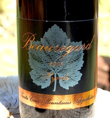 2005 Syrah Santa Cruz Mountain