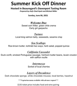 Winemaker Dinner
